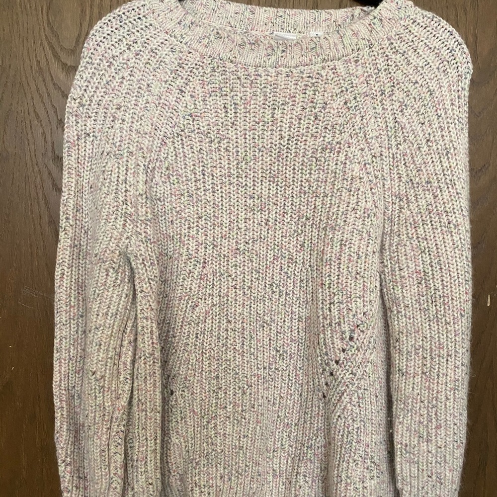 Gap Confetti Print Crewneck Sweater